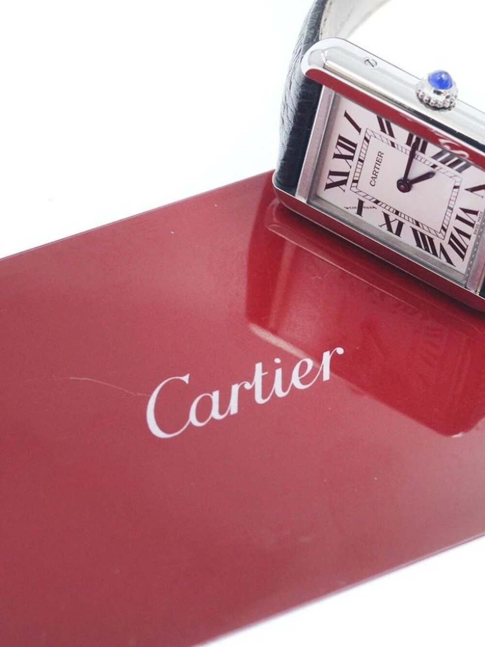 CARTIER Tank solo SM WSTA0030 Silver Dial Quartz Ladies Watch_960843 - Picture 2 of 7